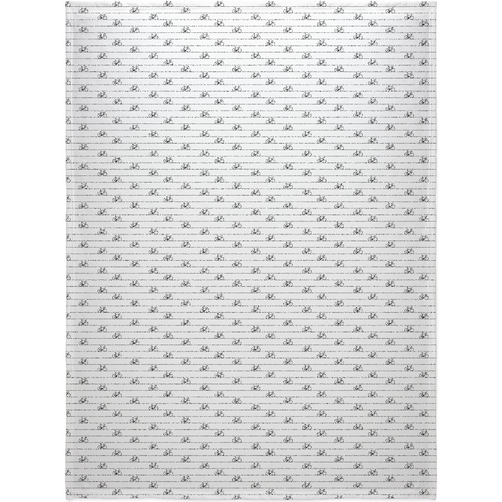 Classy White Fleece Blanket
