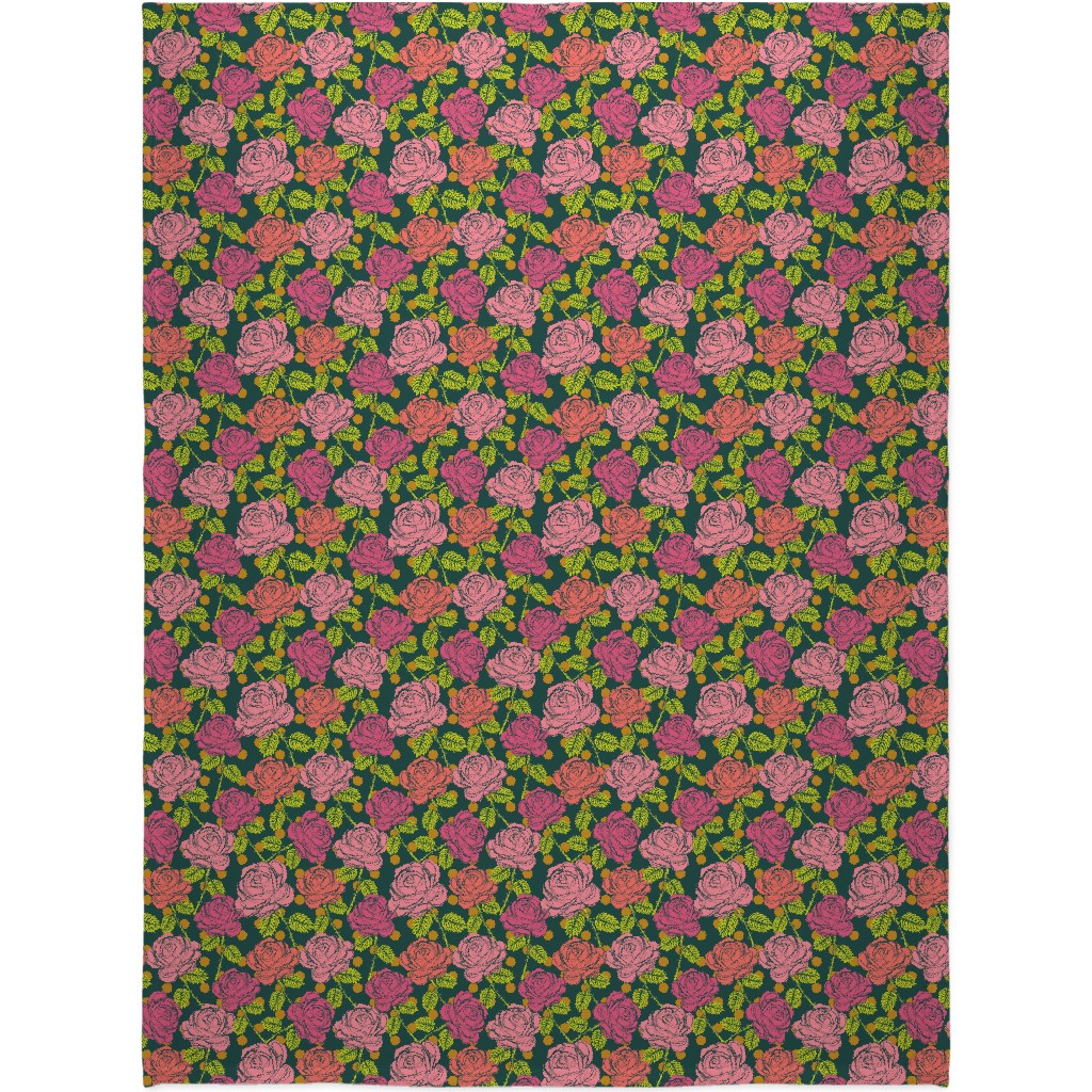 Pink Retro Blanket