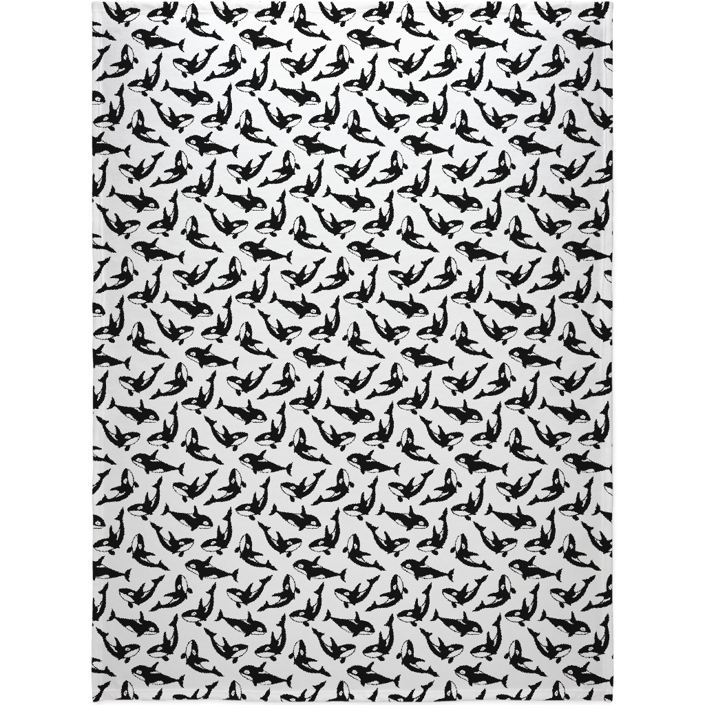 Orca Blanket, Plush Fleece, 60x80, White