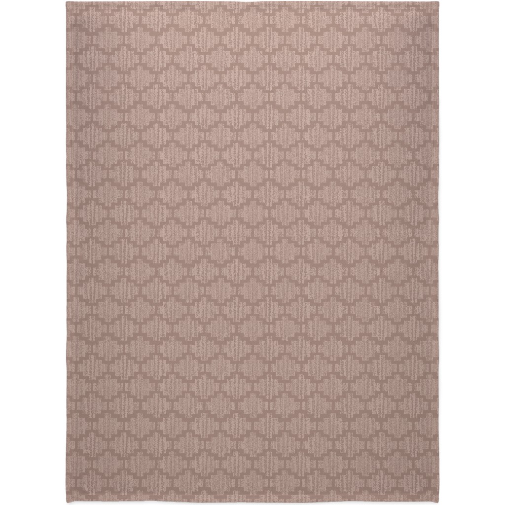 Step Into It - Dusty Rose Blanket, Sherpa, 60x80, Pink, Bright Pink