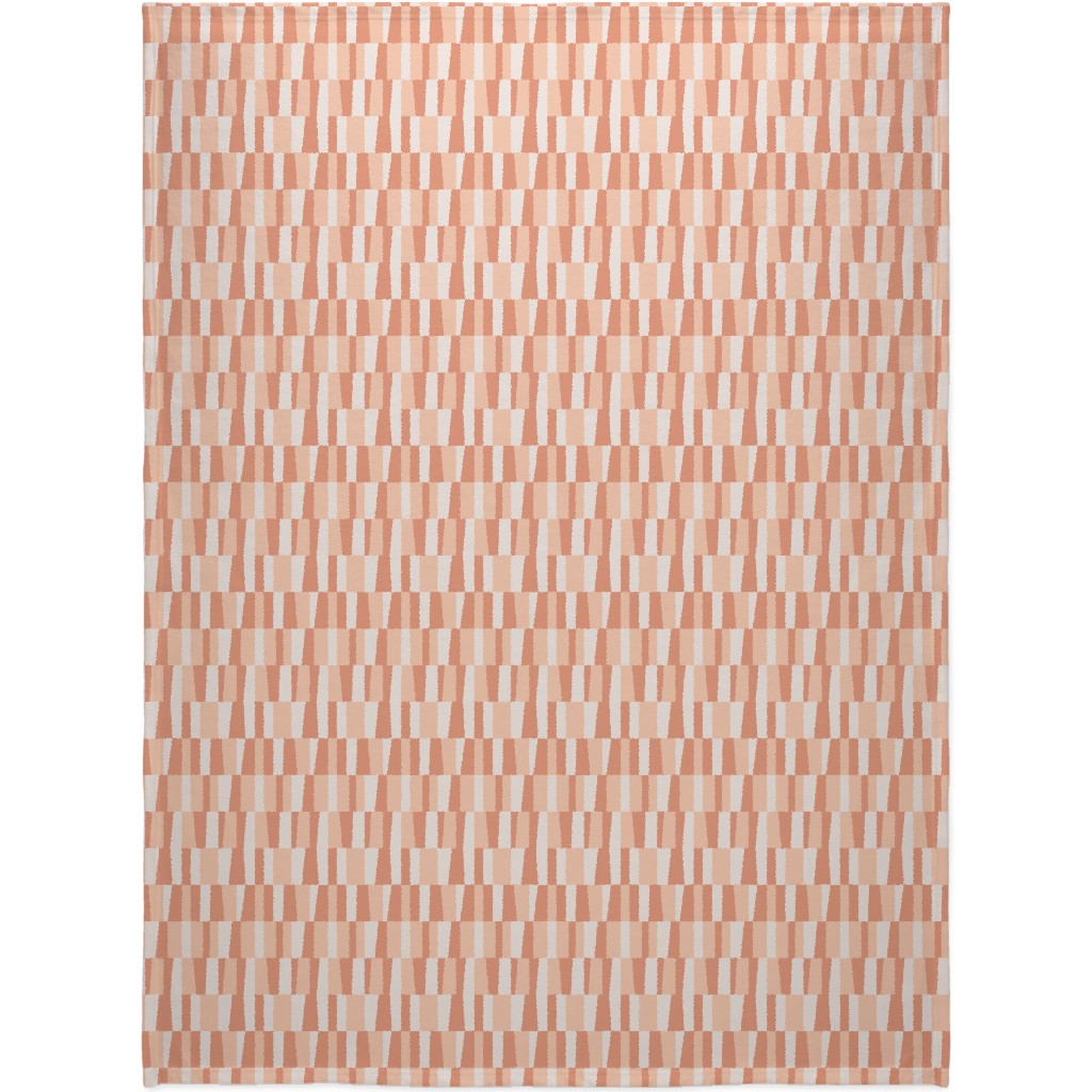 Collage Tiles - Orange Blanket, Sherpa, 60x80, Orange