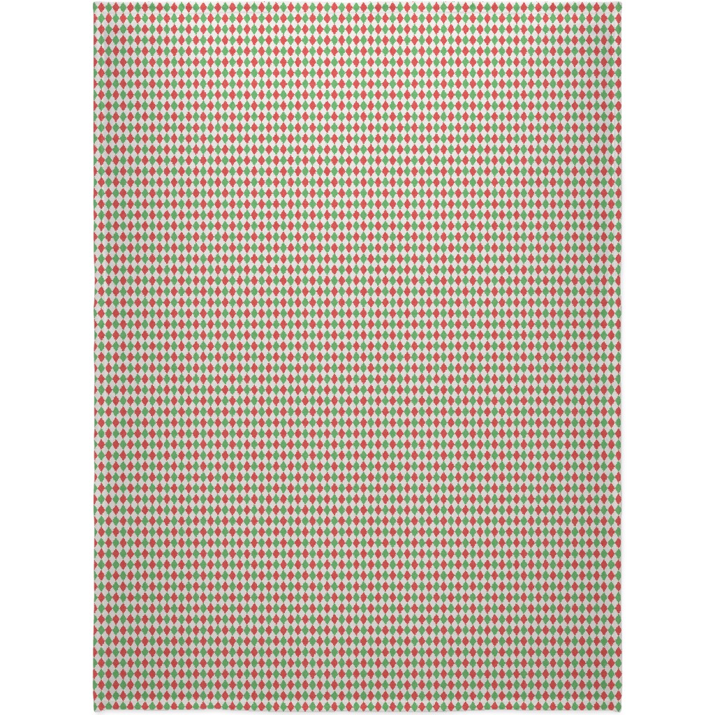 Christmas Diamonds Blanket, Sherpa, 60x80, Multicolor