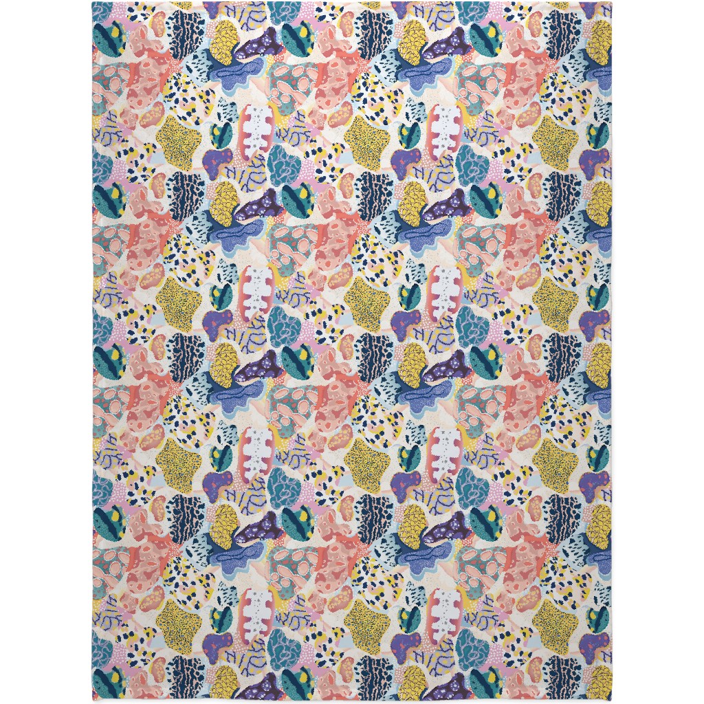 Sea Slug Animal Print - Multi Blanket, Sherpa, 60x80, Multicolor