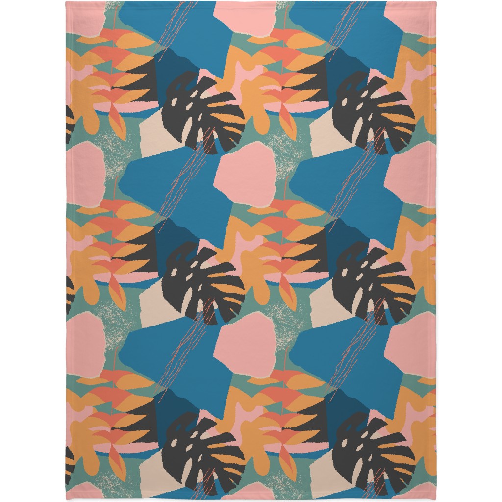 Tropical Garden - Multi Blanket, Sherpa, 60x80, Multicolor