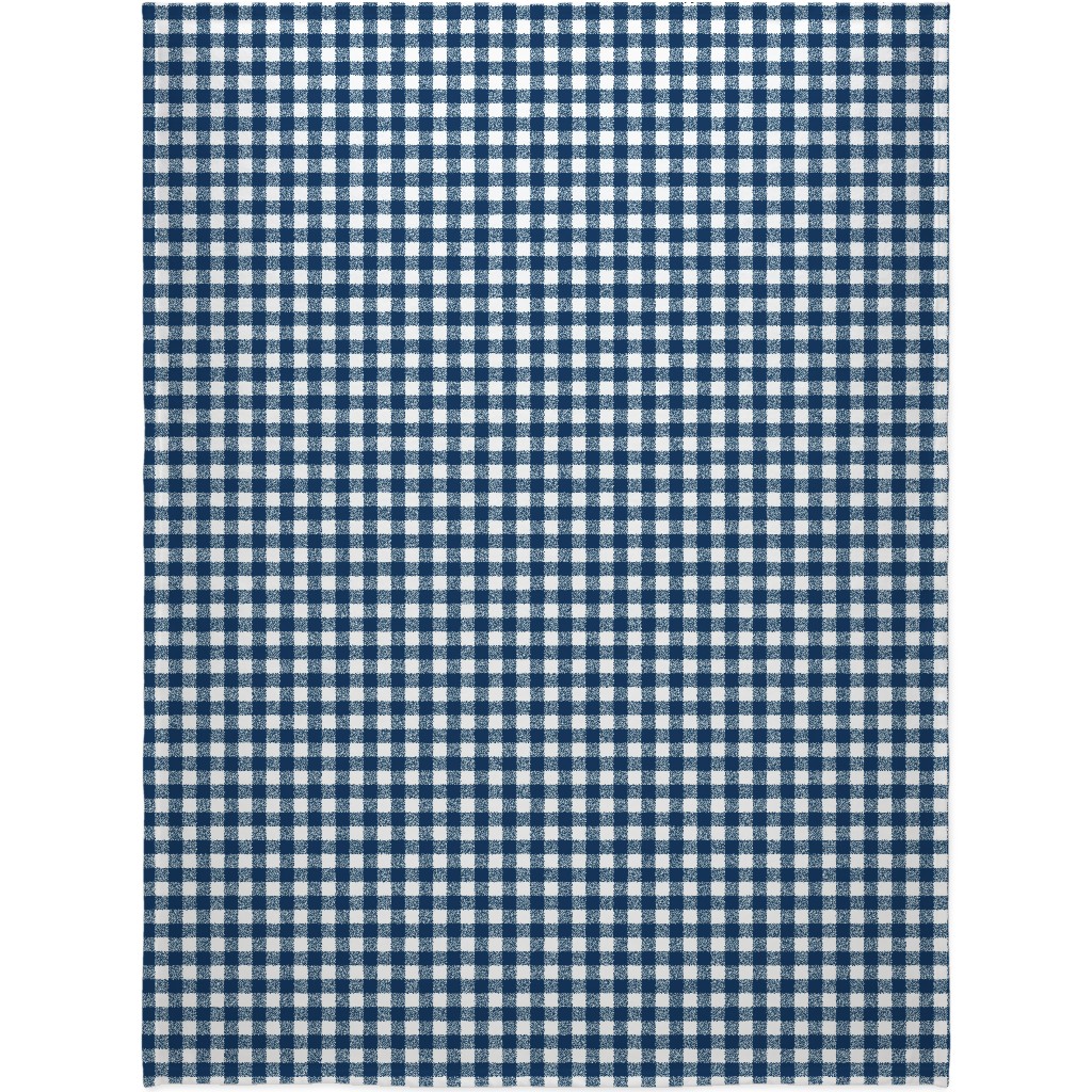 Buffalo Plaid Blanket, Sherpa, 60x80, Blue, Imperial