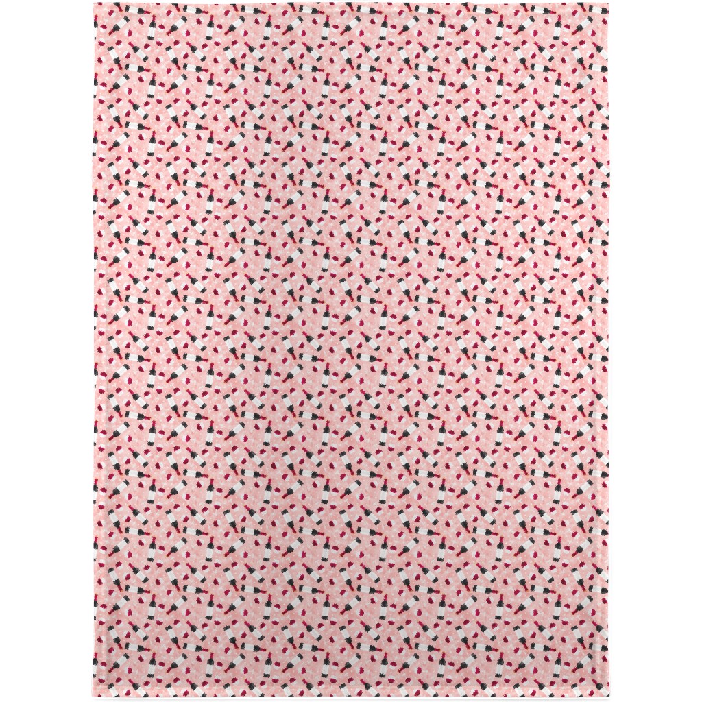 Pink And Red Blanket