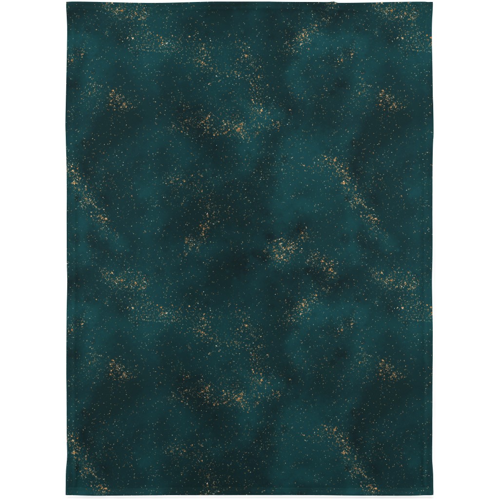 Stardust - Green Blanket, Fleece, 30x40, Green, Classic Green