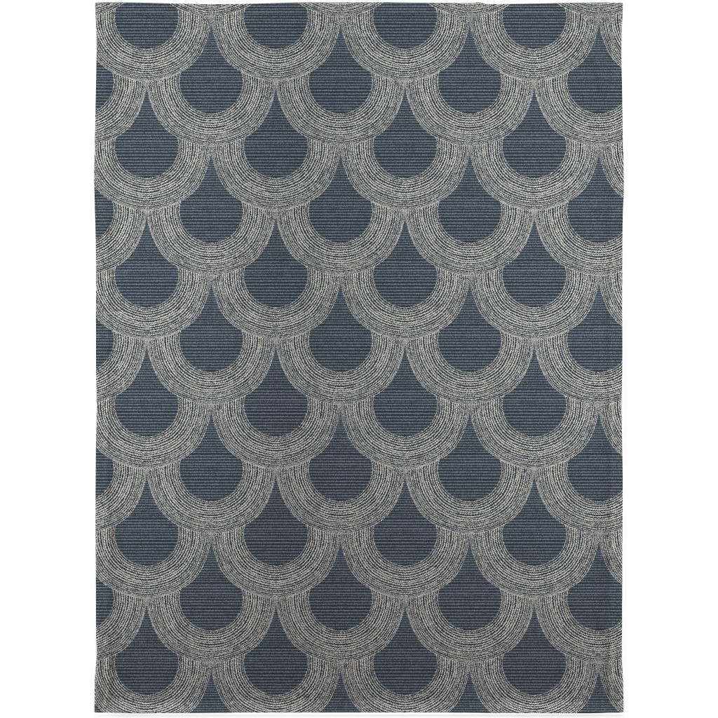 Portland - Blue Blanket, Fleece, 30x40, Blue, True Blue