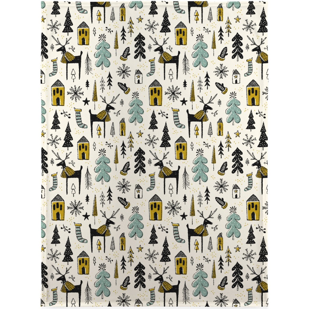 Christmas Wonderland - Light Blanket, Fleece, 30x40, Multicolor