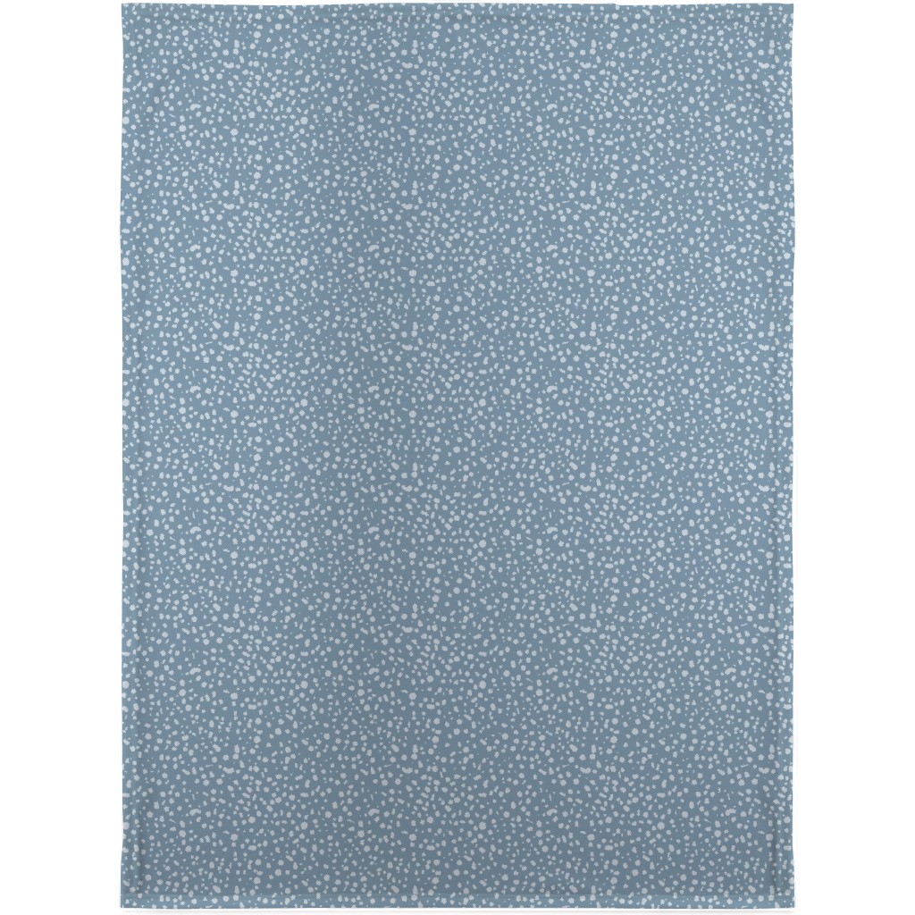 Arctic Thaw - Dark Grey Blanket, Fleece, 30x40, Blue