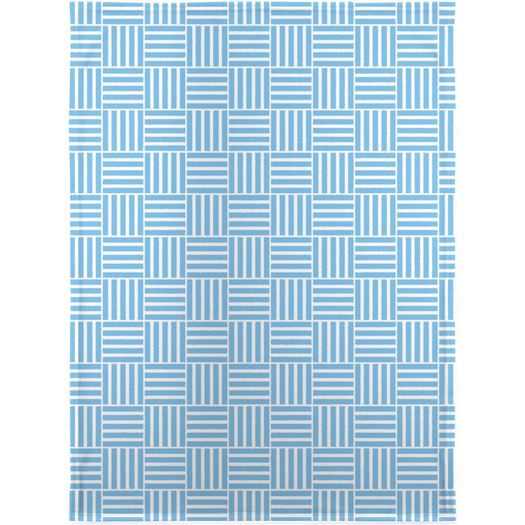 South Beach Stripe - Neptune Blanket, Fleece, 30x40, Blue