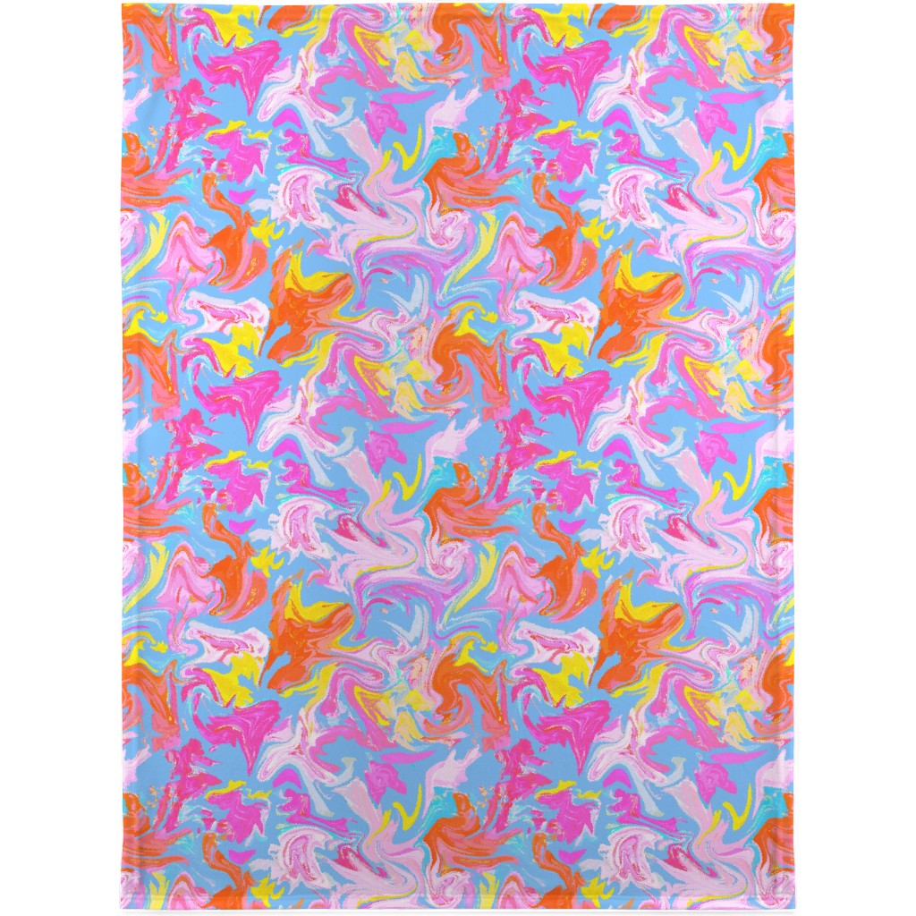 Summer Splash Blanket, Fleece, 30x40, Multicolor