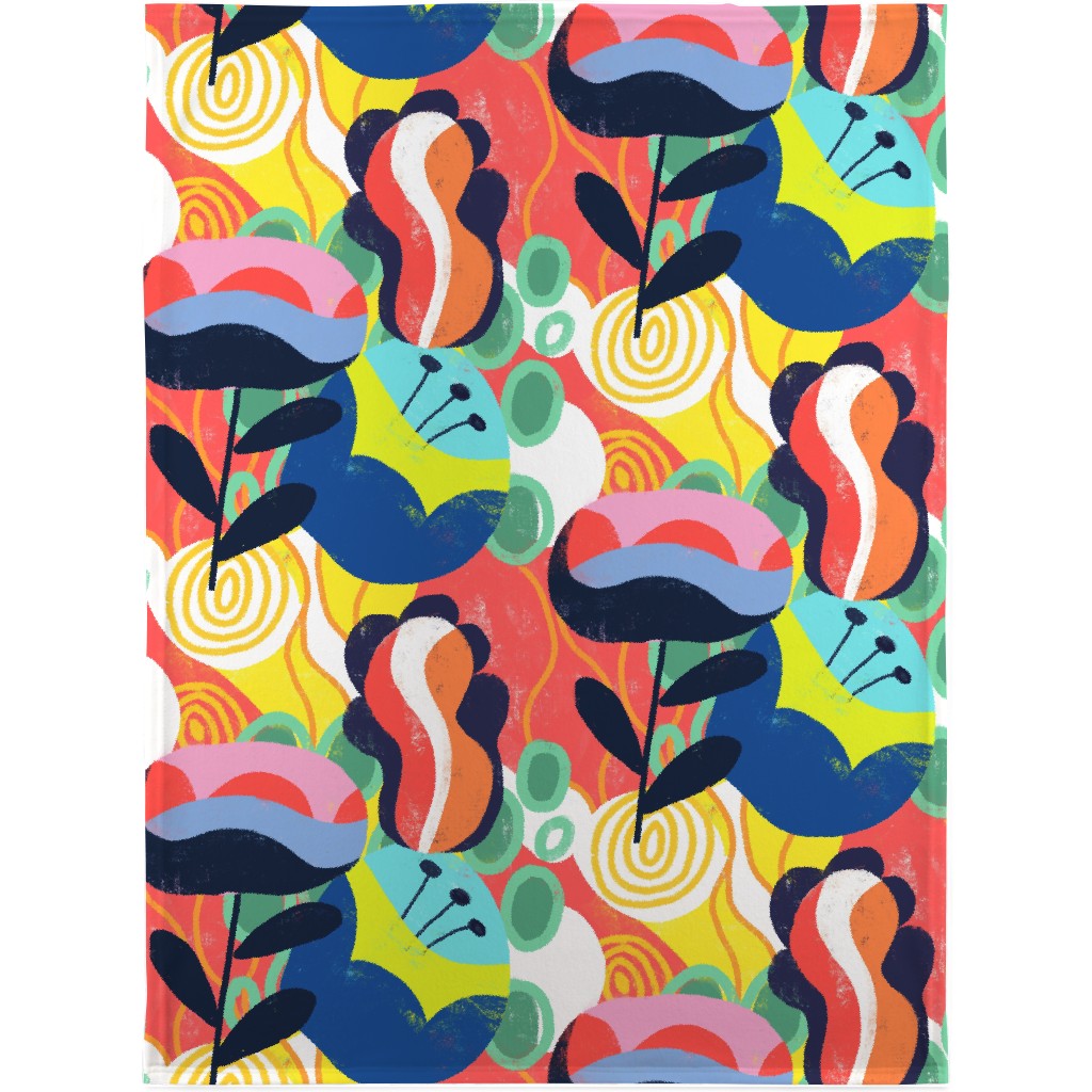 Think Big in Color - Multi Blanket, Fleece, 30x40, Multicolor