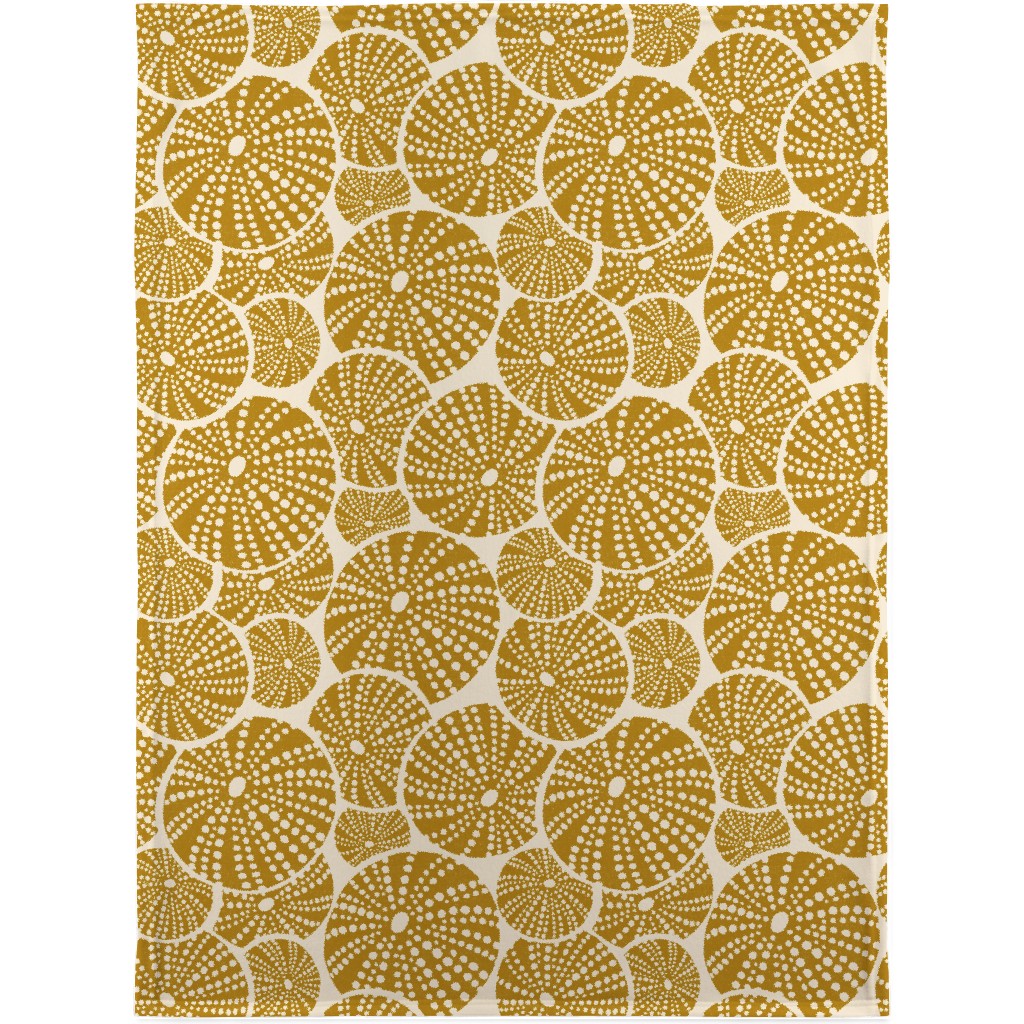 Bed of Urchins - Yellow Blanket, Plush Fleece, 30x40, Yellow, Classic Yellow
