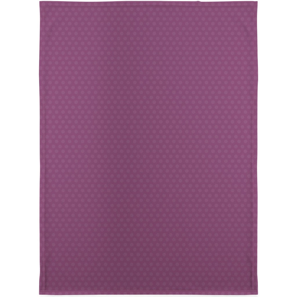Bubbles - Purple Blanket, Plush Fleece, 30x40, Purple