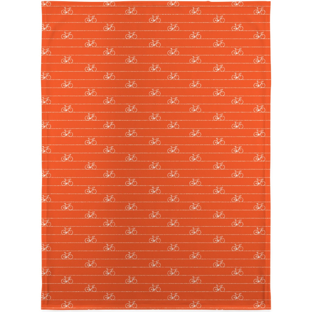 Orange Fleece Blanket