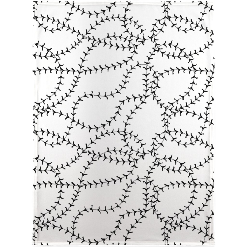 Ball Blanket, Plush Fleece, 30x40, White, White