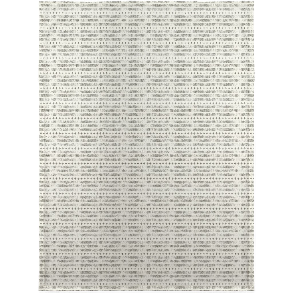 Modern Farmhouse Dash - Light Blanket, Plush Fleece, 30x40, Beige