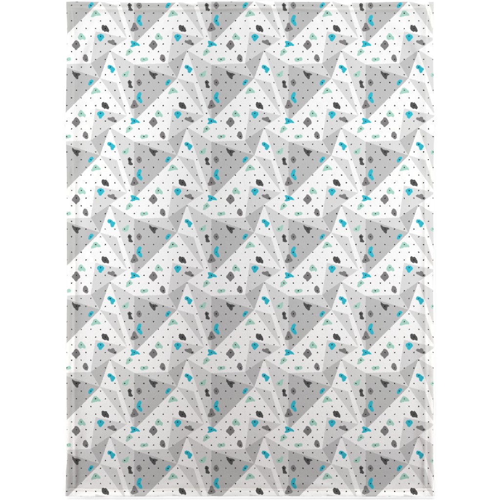 Climbing Lovers Bouldering Blanket, Plush Fleece, 30x40, White