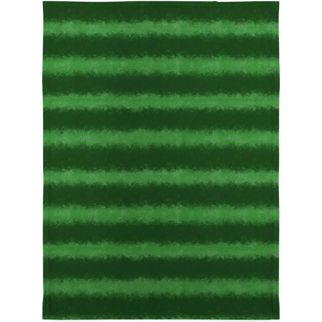 Watermelon Skin - Green Blanket, Sherpa, 30x40, Green