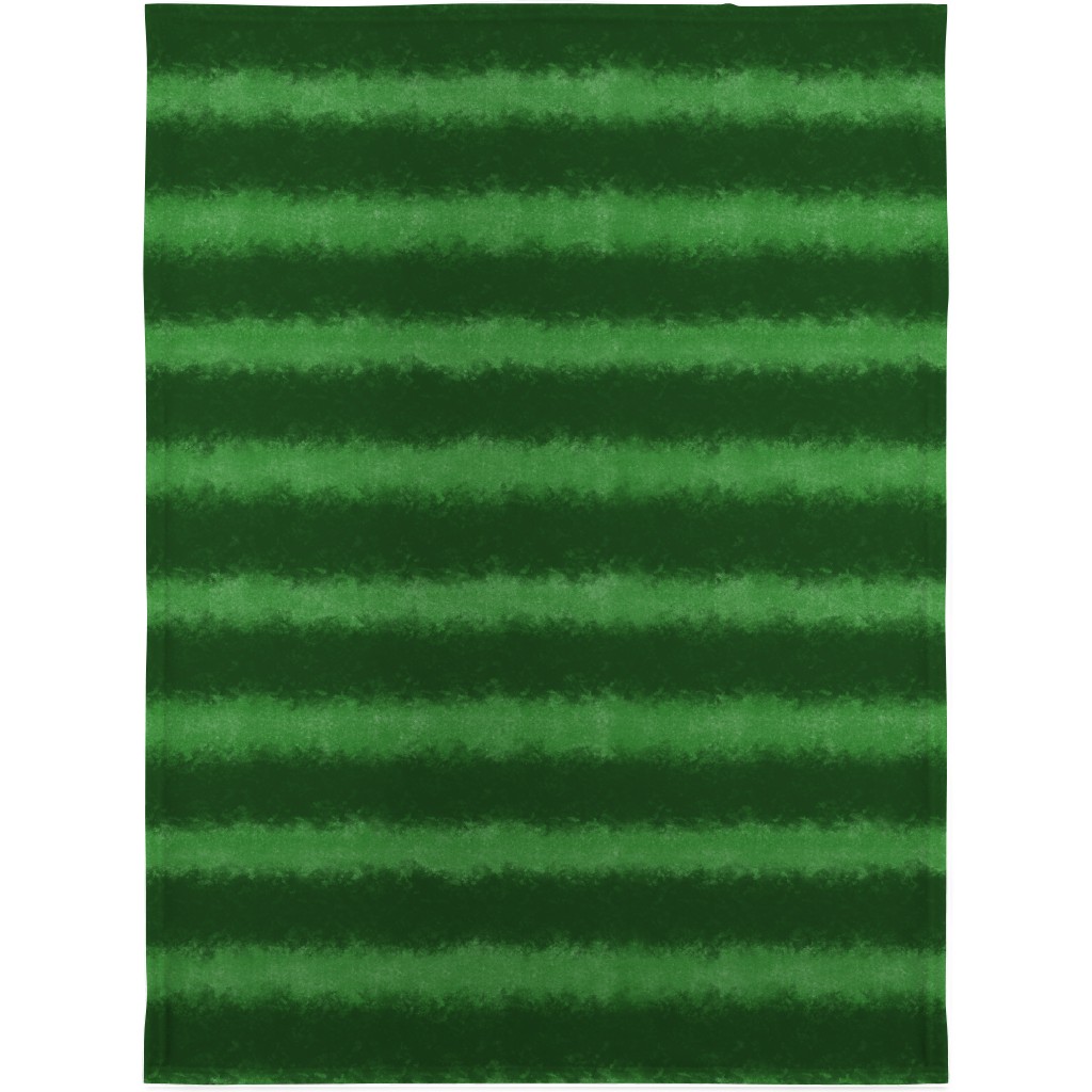 Watermelon Skin - Green Blanket, Sherpa, 30x40, Green, Classic Green
