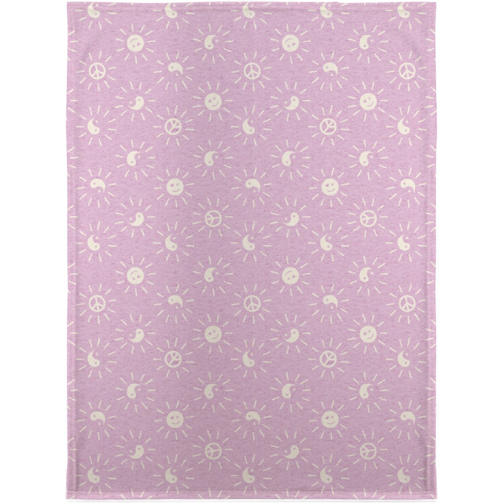 Cool Vibes Blanket, Sherpa, 30x40, Pink, Dusty Rose