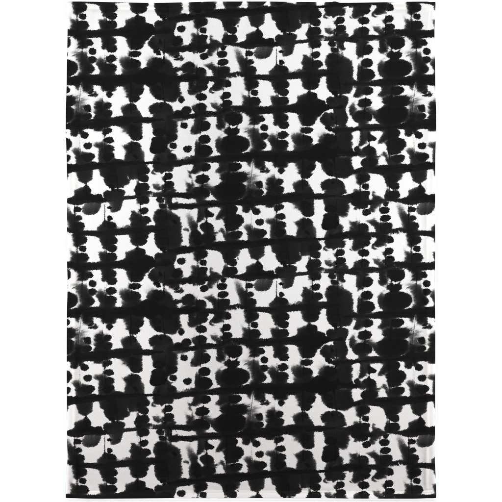 Parallel - Black Blanket, Sherpa, 30x40, Black