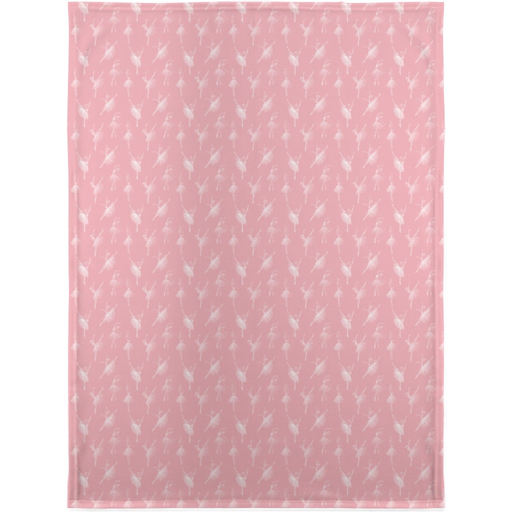 Ballerinas Blanket, Sherpa, 30x40, Pink