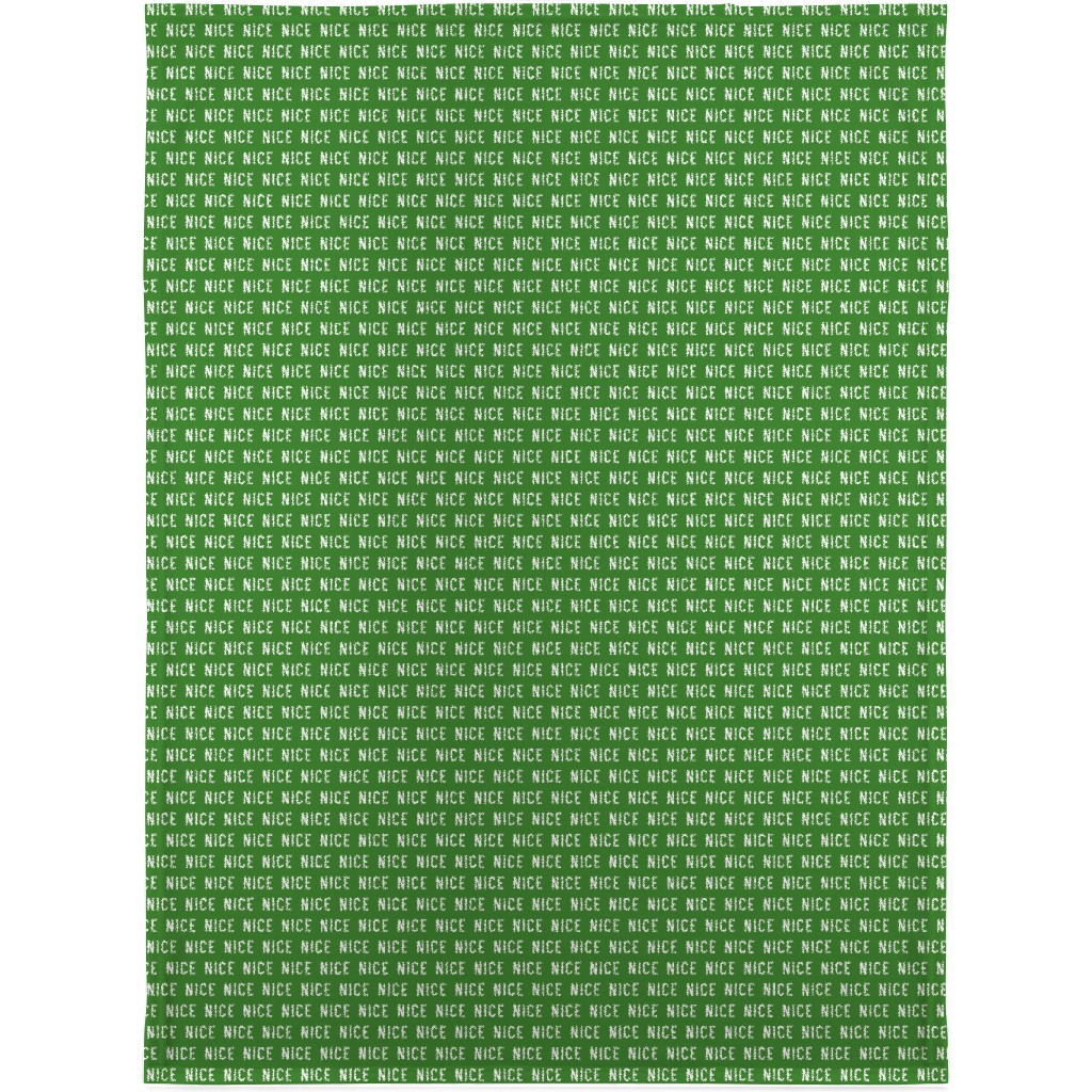 Nice - Green Blanket, Sherpa, 30x40, Green