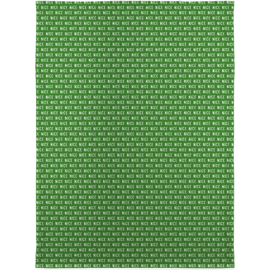 Nice - Green Blanket, Sherpa, 30x40, Green