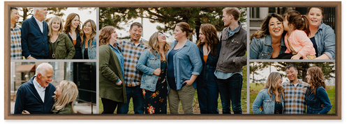 Gallery of Five Pano Wall Art, Natural, Single piece, Canvas, 12x36, Multicolor, multi