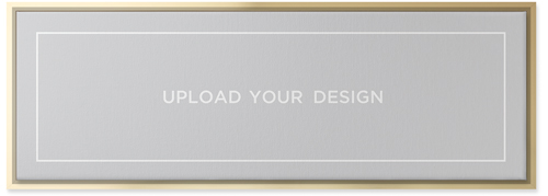 Upload Your Own Design Landscape Wall Art, Gold, Single piece, Canvas, 12x36, Multicolor