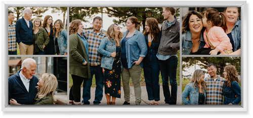 Gallery of Five Pano Wall Art, White, Single piece, Canvas, 10x24, Multicolor, multi