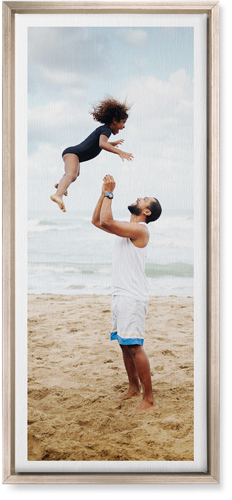 Gallery of One Pano Portrait Wall Art, Metallic, Single piece, Canvas, 10x24, Multicolor, multi