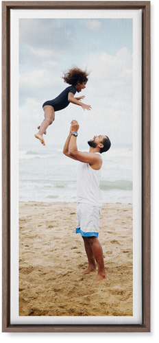 Gallery of One Pano Portrait Wall Art, Walnut, Single piece, Canvas, 10x24, Multicolor