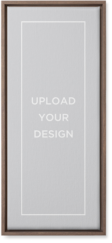 Upload Your Own Design Wall Art, Walnut, Single piece, Canvas, 10x24, Multicolor, multi