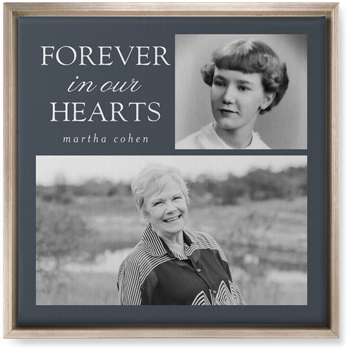 Memory Everlasting Wall Art, Metallic, Single piece, Canvas, 16x16, Multicolor