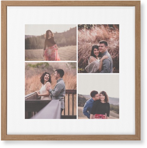 Four Winds Wall Art, Natural, Single piece, Canvas, 16x16, White, white