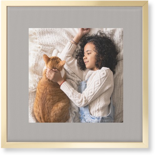 Gray And Gold Canvas Wall Art