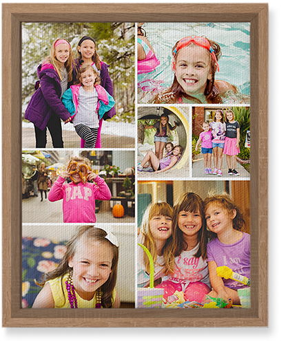 Gallery of Seven Wall Art, Natural, Single piece, Canvas, 8x10, Multicolor