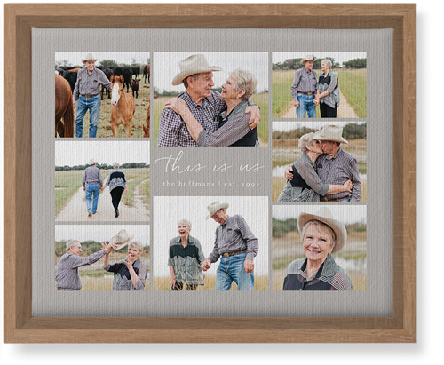 Gallery Around Text Wall Art, Natural, Single piece, Canvas, 8x10, Multicolor