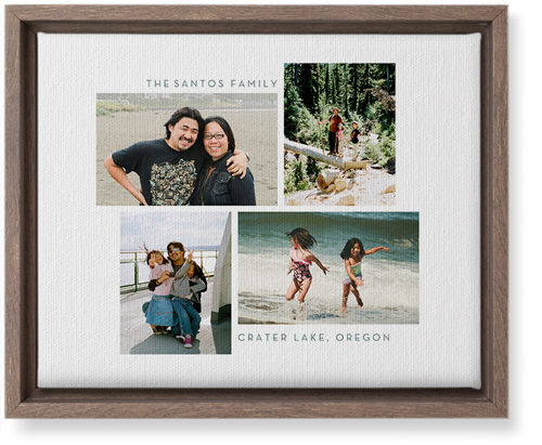 Gallery of Four Wall Art, Walnut, Single piece, Canvas, 8x10, Multicolor, multi