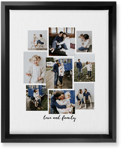 Cloud Nine Wall Art, Black, Single piece, Canvas, 8x10, Multicolor, multi