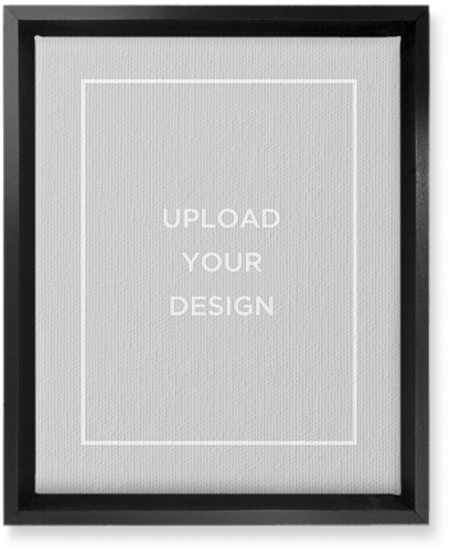 Upload Your Own Design Wall Art, Black, Single piece, Canvas, 8x10, Multicolor
