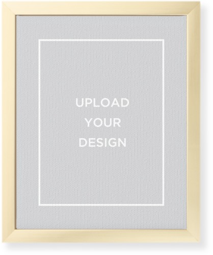 Upload Your Own Design Wall Art, Gold, Single piece, Canvas, 8x10, Multicolor