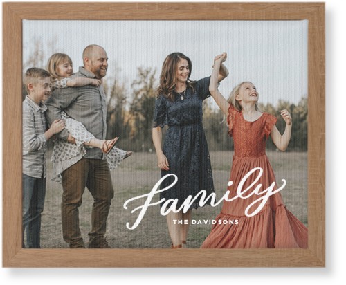 Family Letters Wall Art, Natural, Single piece, Canvas, 8x10, White, white