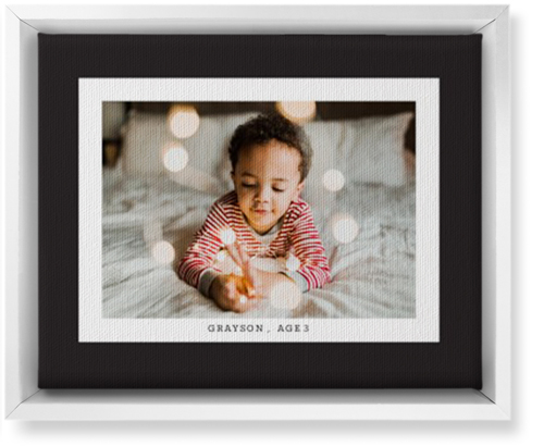 Frame Up Wall Art, White, Single piece, Canvas, 8x10, Gray