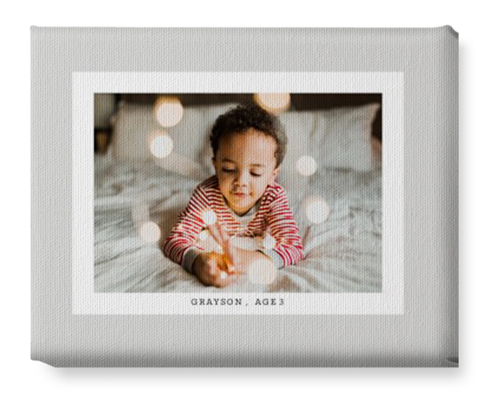 Frame Up Wall Art, No Frame, Single piece, Canvas, 8x10, Gray