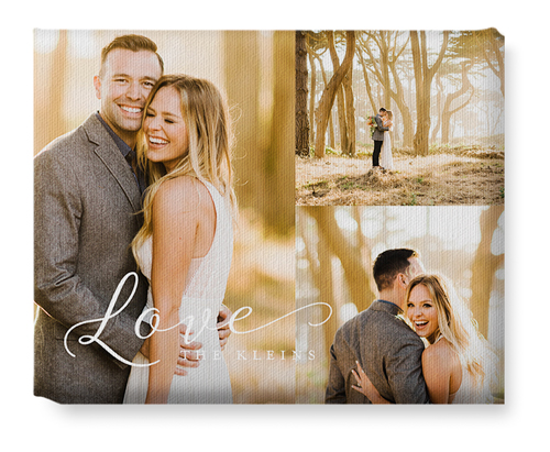 Just Love Trio Wall Art, No Frame, Single piece, Canvas, 8x10, White, white