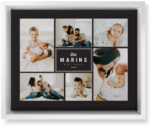Gray And White Canvas Wall Art
